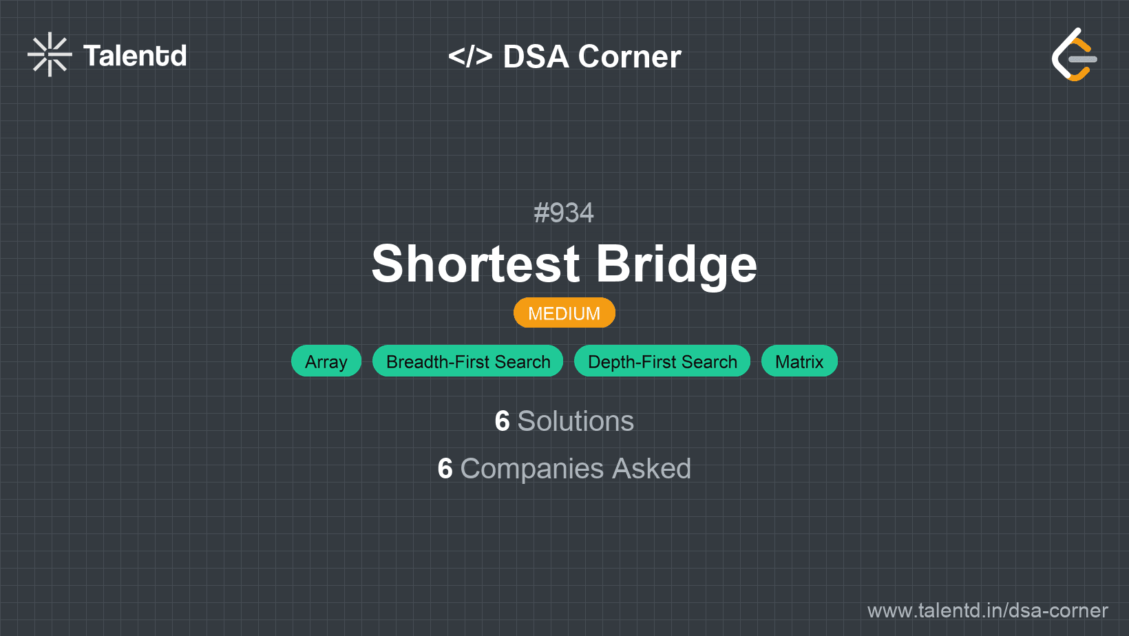 Problem visualization for Shortest Bridge