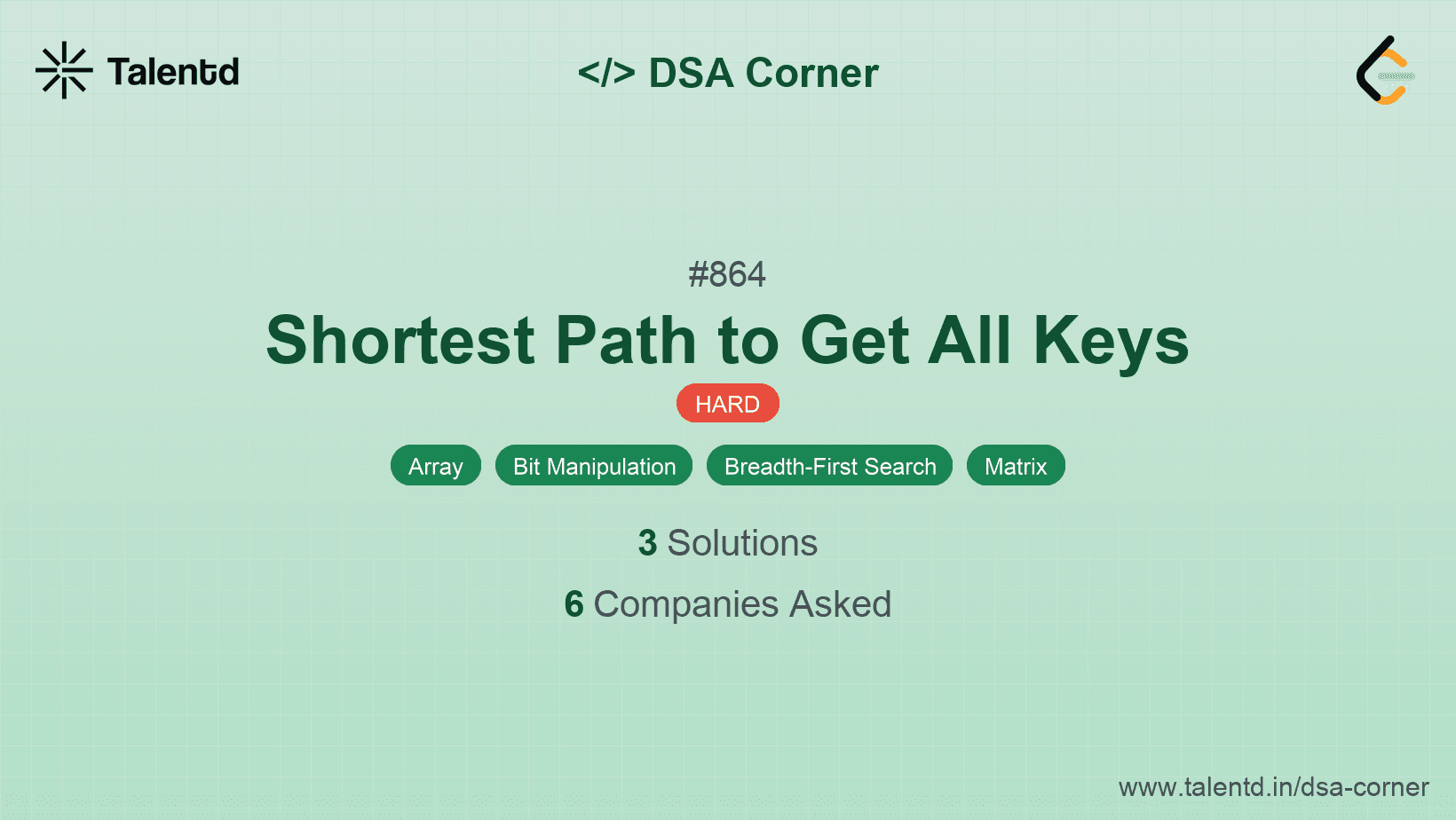 Problem visualization for Shortest Path to Get All Keys