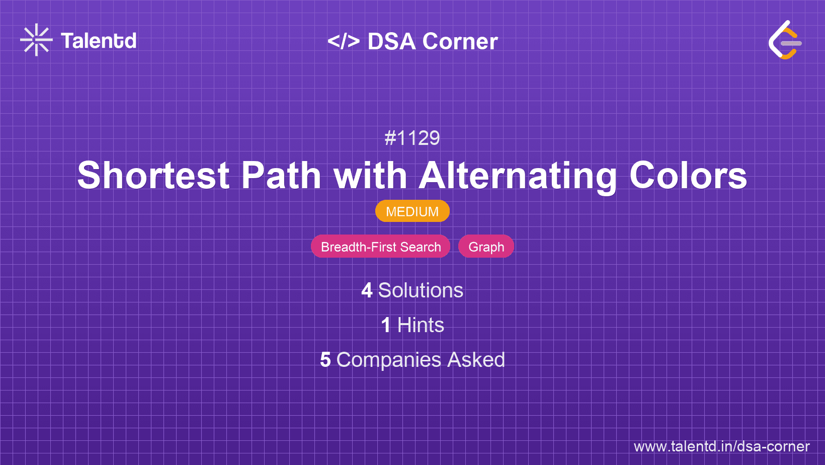 Problem visualization for Shortest Path with Alternating Colors