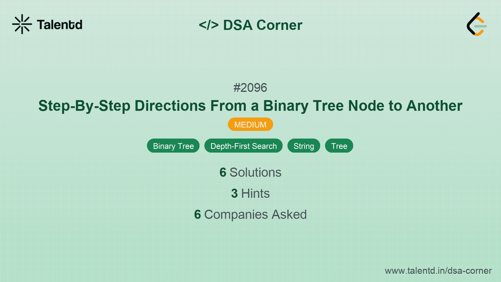 Problem visualization for Step-By-Step Directions From a Binary Tree Node to Another