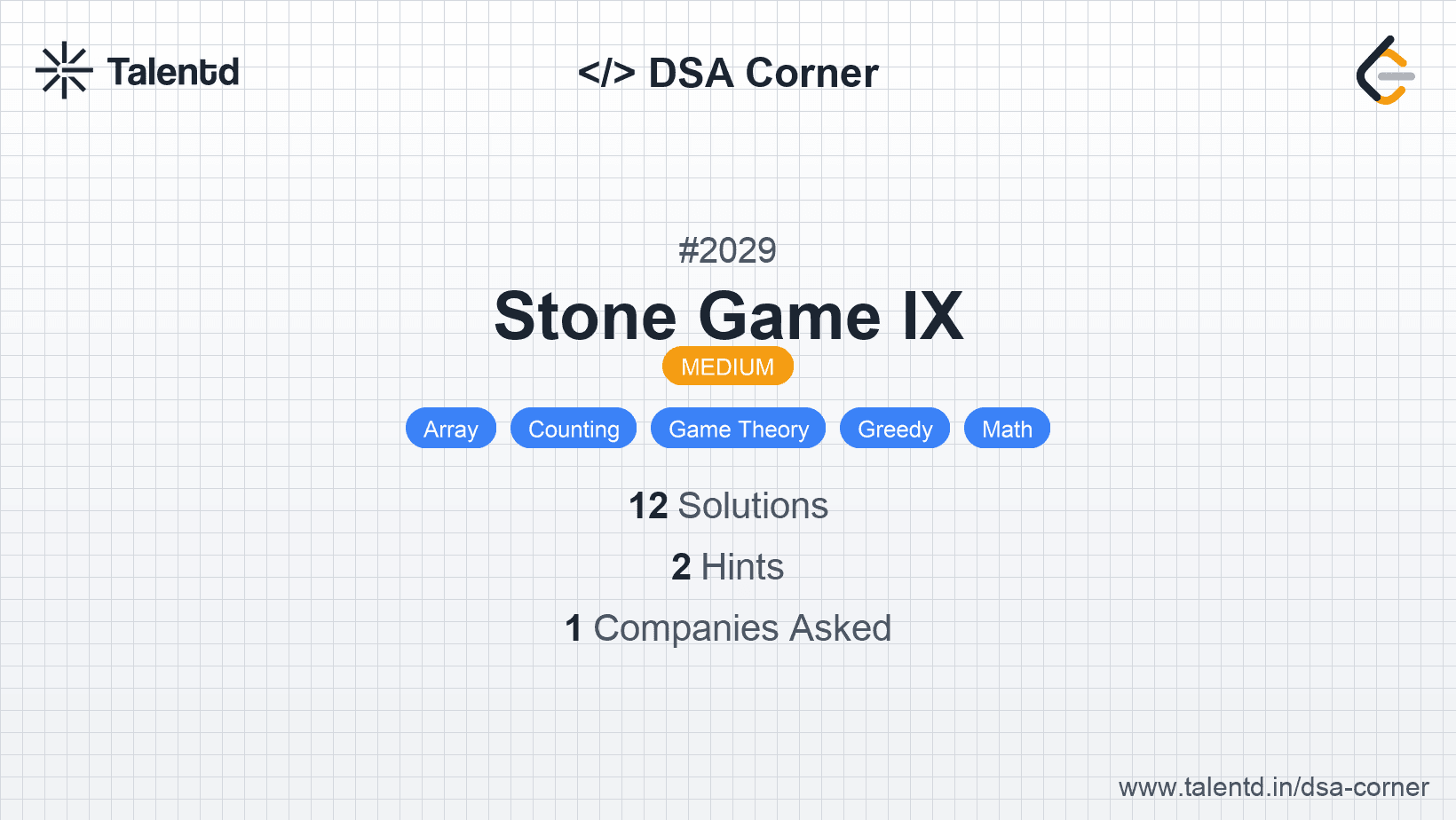 Problem visualization for Stone Game IX
