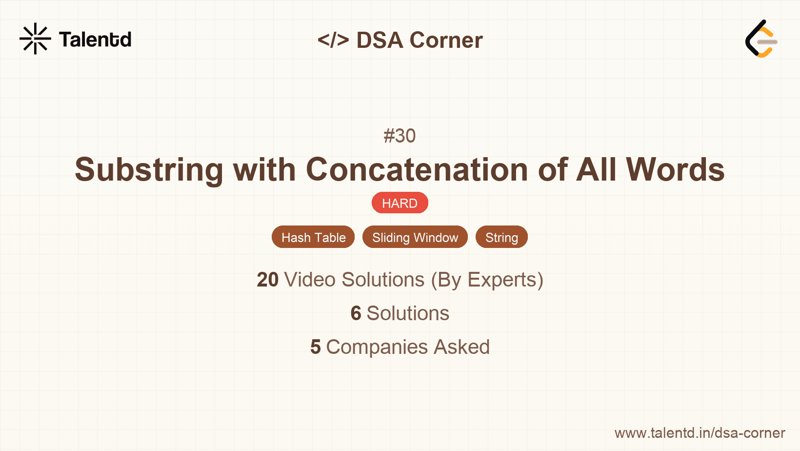 Problem visualization for Substring with Concatenation of All Words