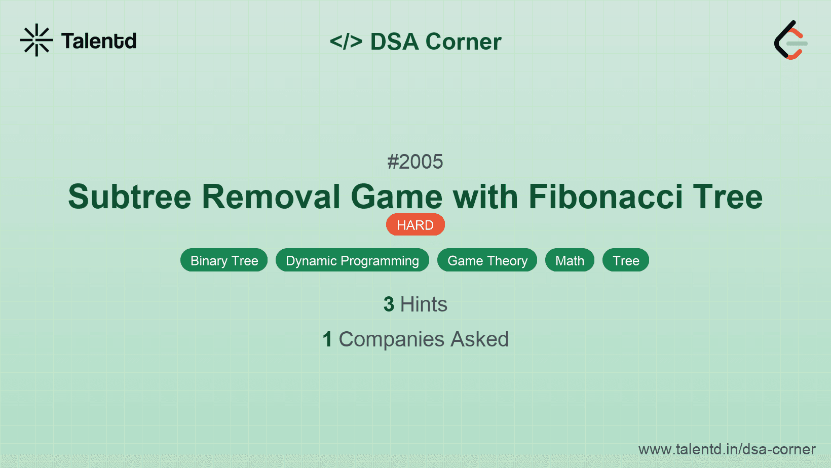 Problem visualization for Subtree Removal Game with Fibonacci Tree
