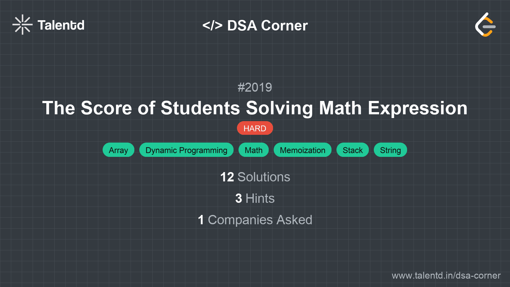 Problem visualization for The Score of Students Solving Math Expression